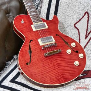 Collings SoCo Deluxe Premium Flame Maple Top Rosewood Fingerboard Lollar Low Wind Imperial Humbuckers Faded Cherry 7.15 LBS - Image 8
