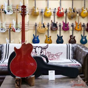 Collings SoCo Deluxe Premium Flame Maple Top Rosewood Fingerboard Lollar Low Wind Imperial Humbuckers Faded Cherry 7.15 LBS - Image 9