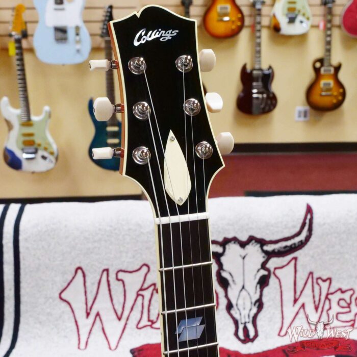Collings SoCo Deluxe Premium Flame Maple Top Lollar Low Wind Imperial Humbuckers Blue Burst - Image 7