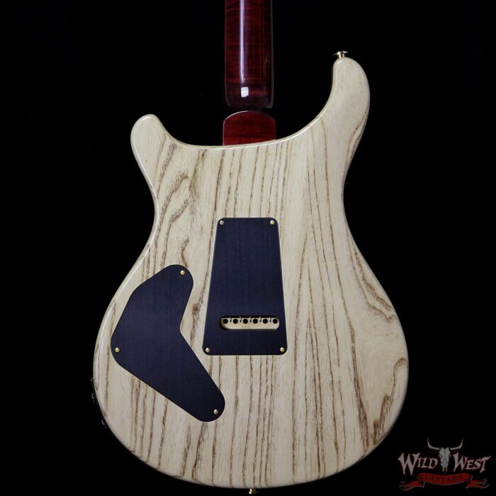 PRS Wood Library 10 Top Custom 24 Piezo Quilt Maple Top Flame Neck Brazilian Rosewood Fretboard Red Tiger - Image 7