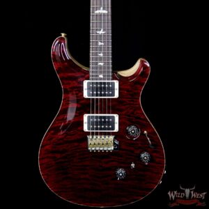 PRS Wood Library 10 Top Custom 24 Piezo Quilt Maple Top Flame Neck Brazilian Rosewood Fretboard Red Tiger - Image 3