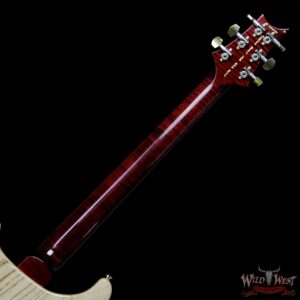 PRS Wood Library 10 Top Custom 24 Piezo Quilt Maple Top Flame Neck Brazilian Rosewood Fretboard Red Tiger - Image 12