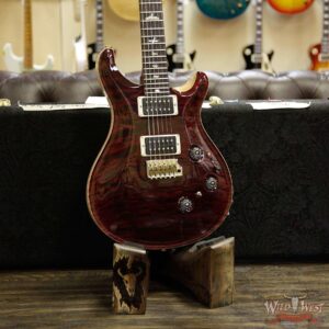 PRS Wood Library 10 Top Custom 24 Piezo Quilt Maple Top Flame Neck Brazilian Rosewood Fretboard Red Tiger - Image 10