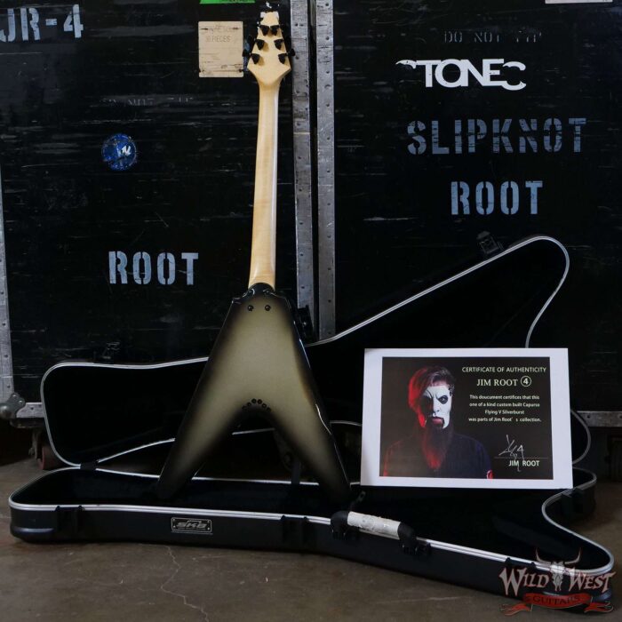 Jim Root Collection Capurso Flying V Silverburst (One Of A Kind) - Image 9