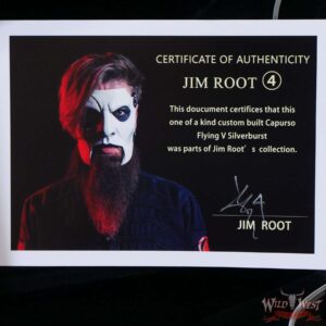 Jim Root Collection Capurso Flying V Silverburst (One Of A Kind) - Image 12