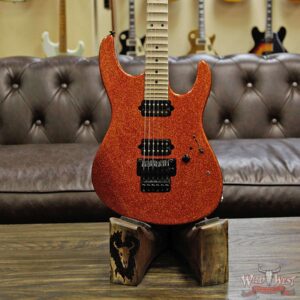 Suhr Modern Scallop Fingerboard Reverse Headstock Orange Sparkle - Image 10