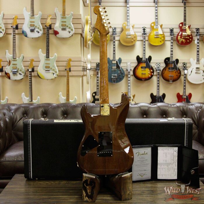 Fender Custom Shop Paul Waller Masterbuilt Artisan Claro Walnut Stratocaster HSS African Blackwood Board - Image 16