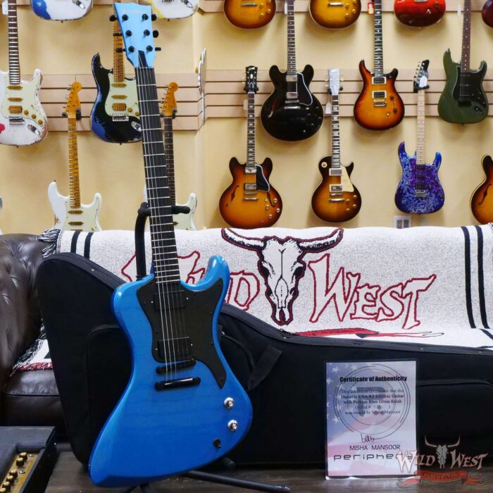 2018 Dunable Guitars R2 Pelham Blue with Barek Nuckle Ragnarok Pickups Owned by Misha Mansoor (Periphery) - Image 5