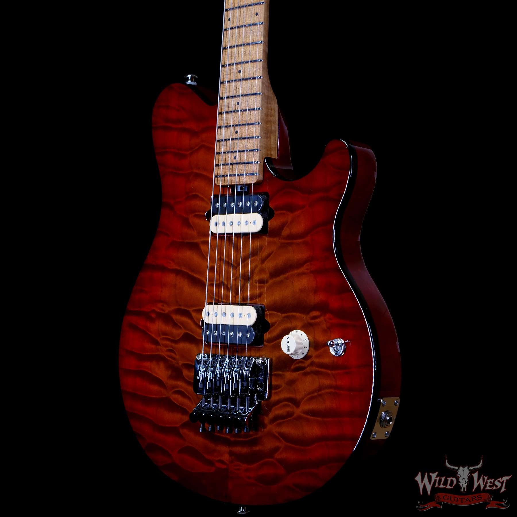 ギター MUSICMAN Axis ROASTED AMBER Quilt Ernie Ball Music Man Axis Roasted Amber Quilt