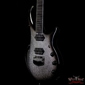 Ernie Ball Music Man BFR Limited Edition # 95 of 120 John Petrucci Signed Majesty Charred Silver Sparkle Burst - Image 2
