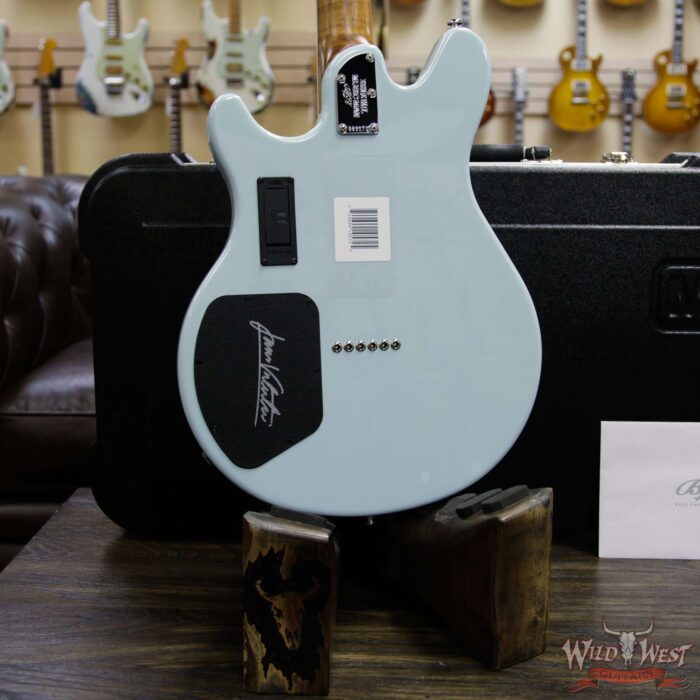 Ernie Ball Music Man BFR Limited Edition #54 of 68 Valentine Rosewood Board Baby Blue Signed by James Valentine - Image 15