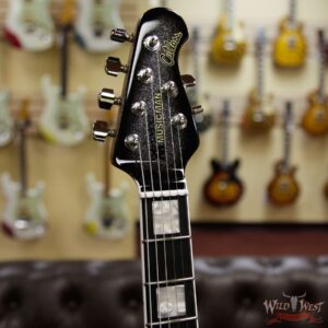 Ernie Ball Music Man BFR Limited Edition # 39 of 56 Cutlass HSS Roasted Flame Maple Neck Smoked Chrome - Image 7