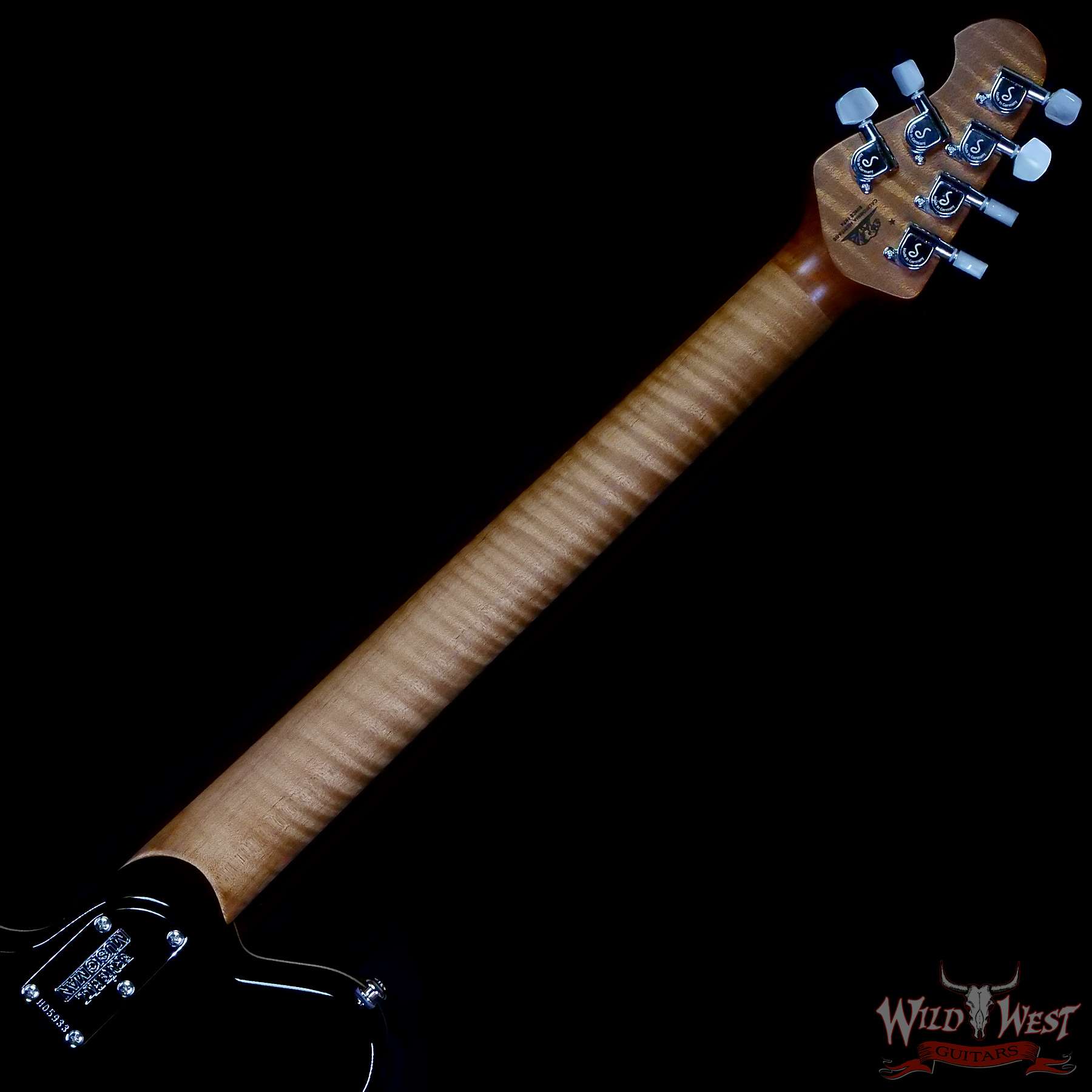 ebmm-h05933-c3__wwg.jpg Ernie Ball Music Man Axis Double Locking Tremolo DiMarzio HH Pickups Flame Maple Top Ollalieberry 7.10 LBS - Image 5