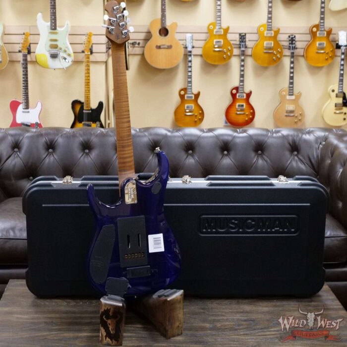 Ernie Ball Music Man John Petrucci JP-15 Piezo Quilt Maple Top Cerulean Paradise - Image 9