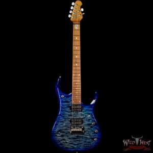 Ernie Ball Music Man John Petrucci JP-15 Piezo Quilt Maple Top Cerulean Paradise - Image 3