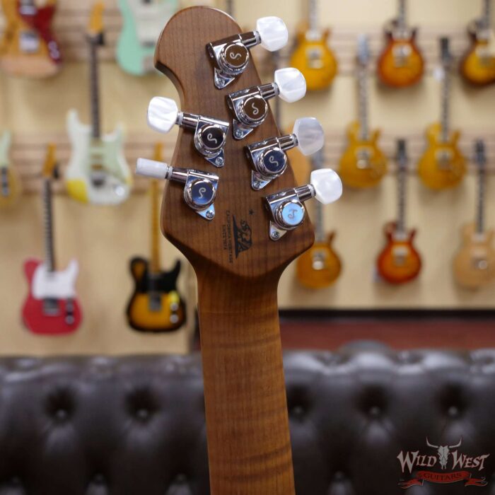 Ernie Ball Music Man John Petrucci JP-15 Piezo Quilt Maple Top Cerulean Paradise - Image 10