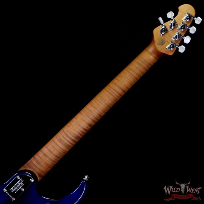 Ernie Ball Music Man John Petrucci JP-15 Piezo Quilt Maple Top Cerulean Paradise - Image 5