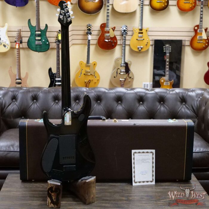 2009 Ernie Ball Music Man BFR JP-6 Baritone Quilt Maple Top Tobacco Sunburst Owned by John Petrucci and Kevin Shirley - Image 9