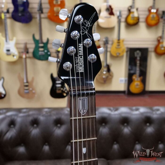 2009 Ernie Ball Music Man BFR JP-6 Baritone Quilt Maple Top Tobacco Sunburst Owned by John Petrucci and Kevin Shirley - Image 6