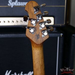 Ernie Ball Music Man Steve Lukather Luke III HH Flame Maple Top Roasted Birdseye Maple Neck Cherry Burst - Image 10