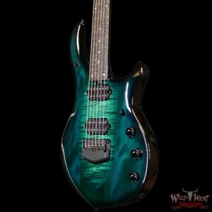 Ernie Ball Music Man Majesty 6 HH Piezo Bridge Ebony Fingerboard Enchanted Forest 6.65 LBS - Image 2