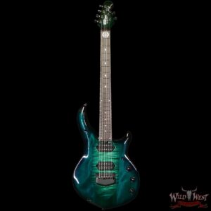 Ernie Ball Music Man Majesty 6 HH Piezo Bridge Ebony Fingerboard Enchanted Forest 6.65 LBS - Image 3
