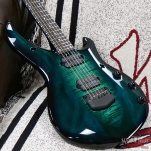 Ernie Ball Music Man Majesty 6 HH Piezo Bridge Ebony Fingerboard Enchanted Forest 6.65 LBS - Image 8