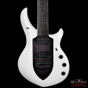 Ernie Ball Music Man John Petrucci Majesty 7 Ebony Board Majestic Glacial Frost - Image 3