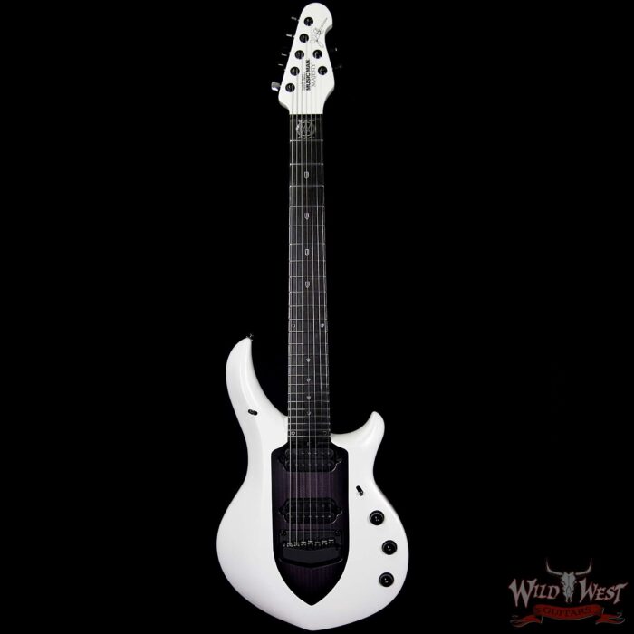 Ernie Ball Music Man John Petrucci Majesty 7 Ebony Board Majestic Glacial Frost - Image 5