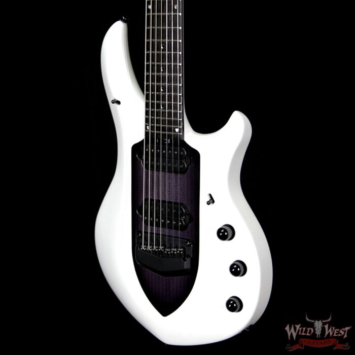 Ernie Ball Music Man John Petrucci Majesty 7 Ebony Board Majestic Glacial Frost - Image 2