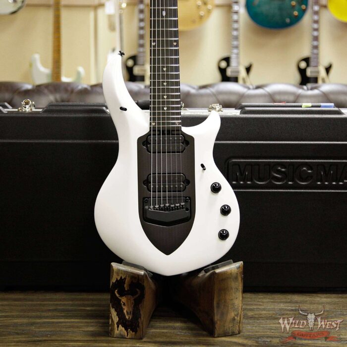 Ernie Ball Music Man John Petrucci Majesty 7 Ebony Board Majestic Glacial Frost - Image 11