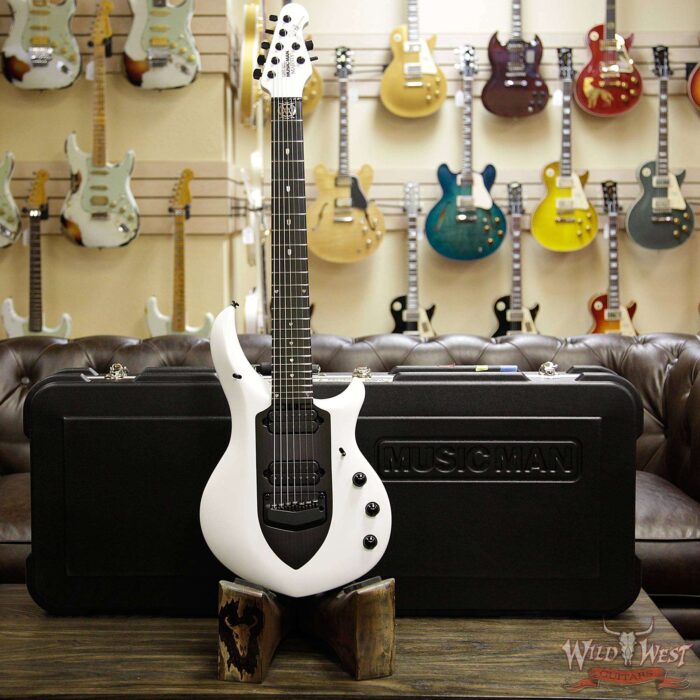 Ernie Ball Music Man John Petrucci Majesty 7 Ebony Board Majestic Glacial Frost - Image 9