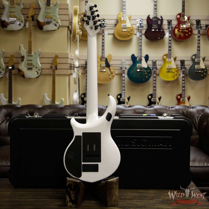 Ernie Ball Music Man John Petrucci Majesty 7 Ebony Board Majestic Glacial Frost - Image 12