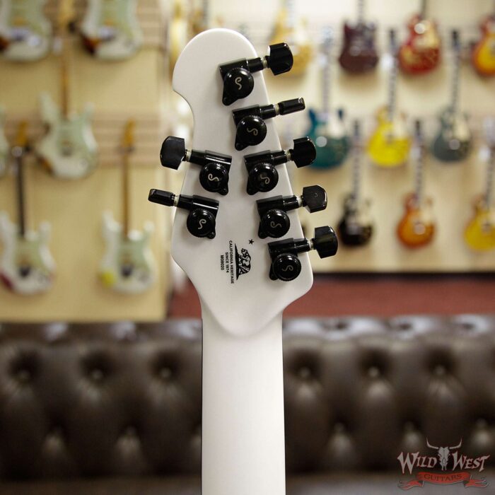 Ernie Ball Music Man John Petrucci Majesty 7 Ebony Board Majestic Glacial Frost - Image 13