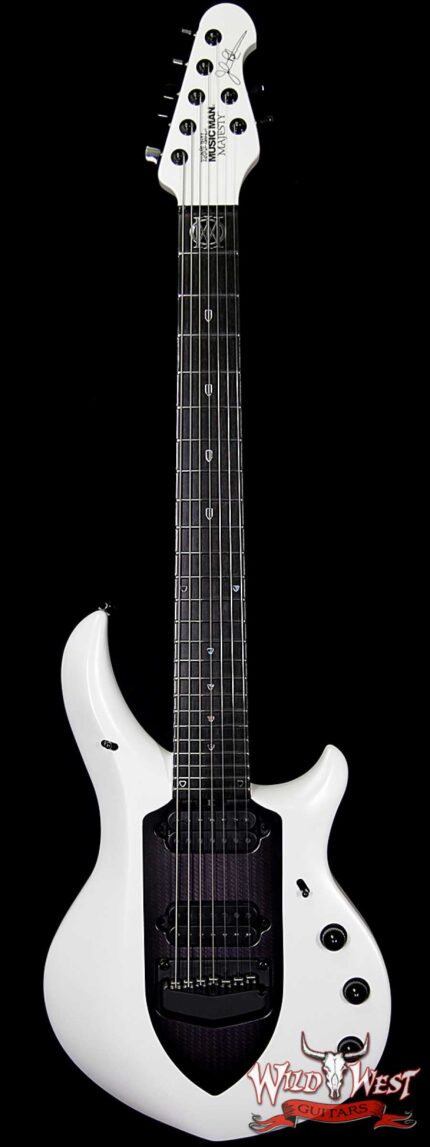 Ernie Ball Music Man John Petrucci Majesty 7 Ebony Board Majestic Glacial Frost