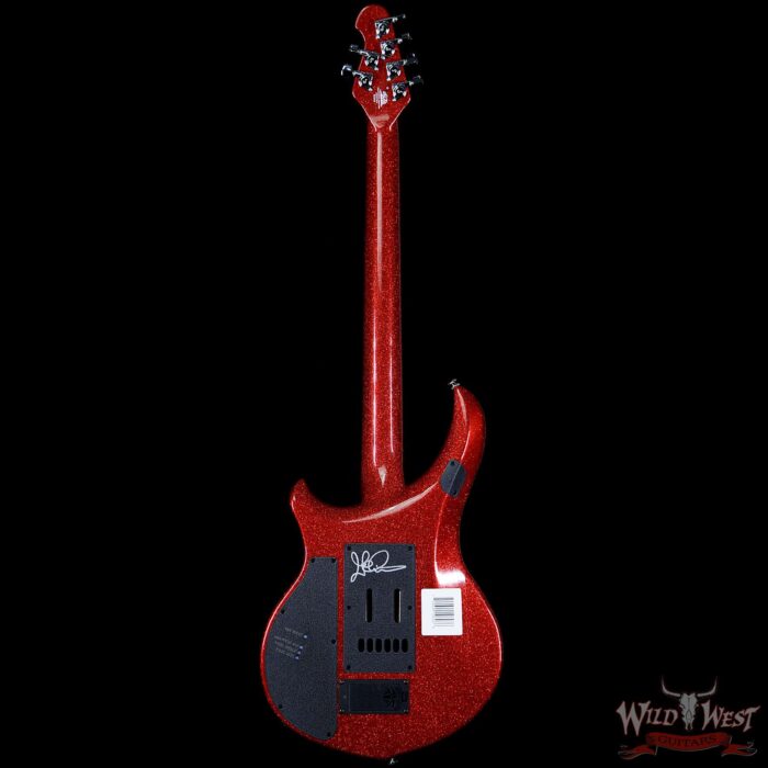 Ernie Ball Music Man BFR Limited Edition #87 of 105 John Petrucci Signed Majesty Cinnabar Red - Image 5