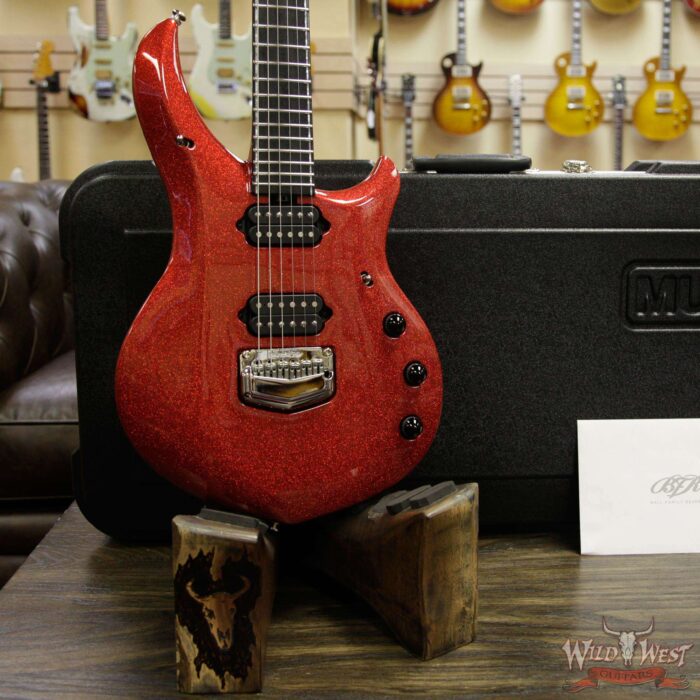 Ernie Ball Music Man BFR Limited Edition #87 of 105 John Petrucci Signed Majesty Cinnabar Red - Image 12