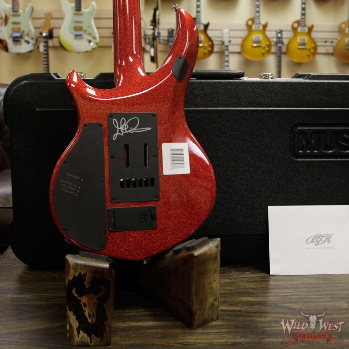 Ernie Ball Music Man BFR Limited Edition #87 of 105 John Petrucci Signed Majesty Cinnabar Red - Image 14