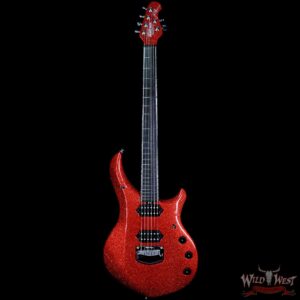 Ernie Ball Music Man BFR Limited Edition #87 of 105 John Petrucci Signed Majesty Cinnabar Red - Image 4