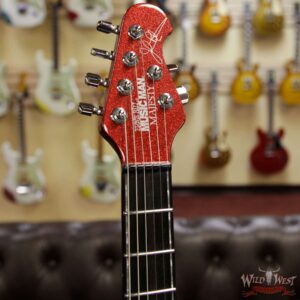 Ernie Ball Music Man BFR Limited Edition #87 of 105 John Petrucci Signed Majesty Cinnabar Red - Image 7