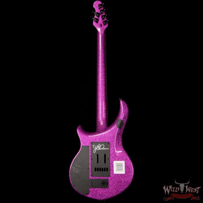 Ernie Ball Music Man BFR Majesty Limited #45 of 74 Signed by John Petrucci Fuchsia Sparkle - Image 6