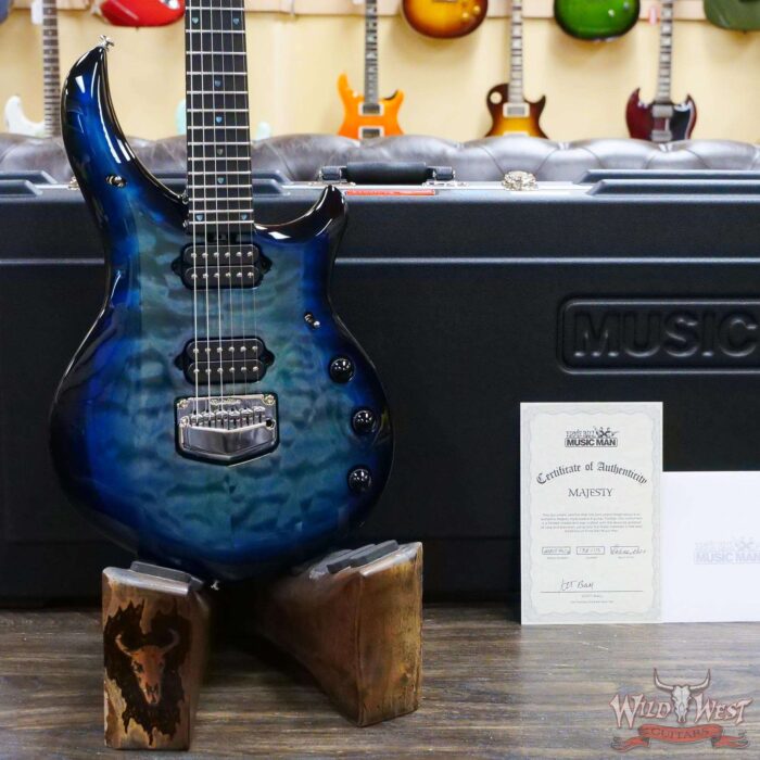 Ernie Ball Music Man Majesty 6 Piezo Ebony Board Hydrospace #138 of 175 - Image 8