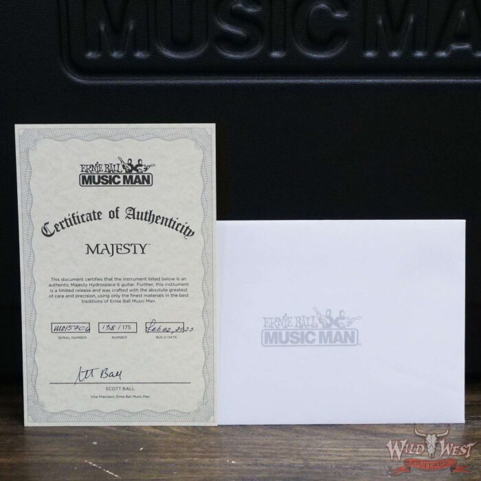 Ernie Ball Music Man Majesty 6 Piezo Ebony Board Hydrospace #138 of 175 - Image 13