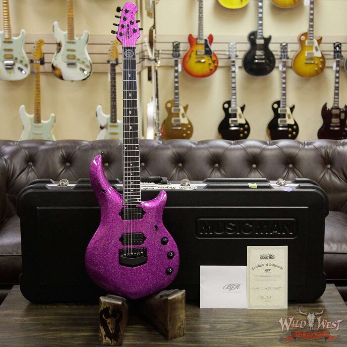 Ernie Ball Music Man BFR Ball Family Reserve Majesty Limited #23 of 74 Signed by John Petrucci Fuchsia Sparkle - Image 11