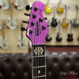 Ernie Ball Music Man BFR Ball Family Reserve Majesty Limited #23 of 74 Signed by John Petrucci Fuchsia Sparkle - Image 9