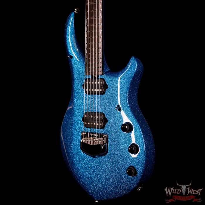 Ernie Ball Music Man BFR Limited Edition John Petrucci Signed Majesty # 103 of 118 Marine Blue Sparkle - Image 2