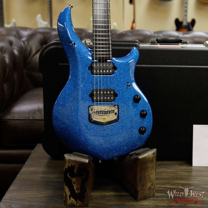 Ernie Ball Music Man BFR Limited Edition John Petrucci Signed Majesty # 103 of 118 Marine Blue Sparkle - Image 6
