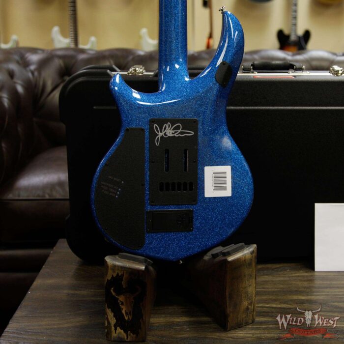 Ernie Ball Music Man BFR Limited Edition John Petrucci Signed Majesty # 103 of 118 Marine Blue Sparkle - Image 9