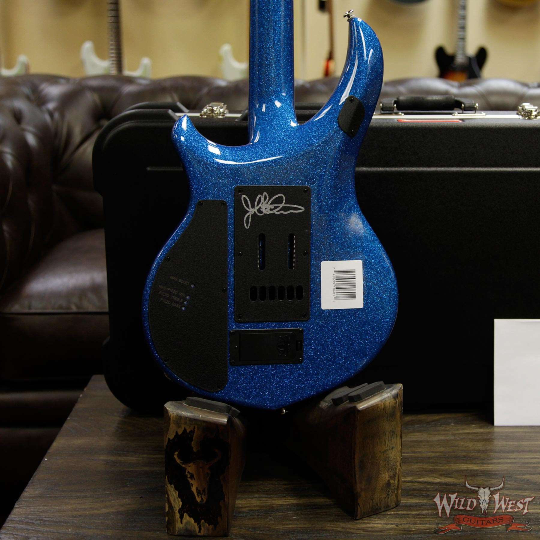 ebmm-majesty-m10765-d4__wwg.jpg Ernie Ball Music Man BFR Limited Edition John Petrucci Signed Majesty # 103 of 118 Marine Blue Sparkle - Image 9