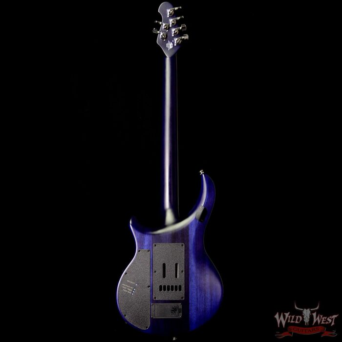 Ernie Ball Music Man John Petrucci Majesty Monarchy Ebony Board Imperial Blue - Image 6